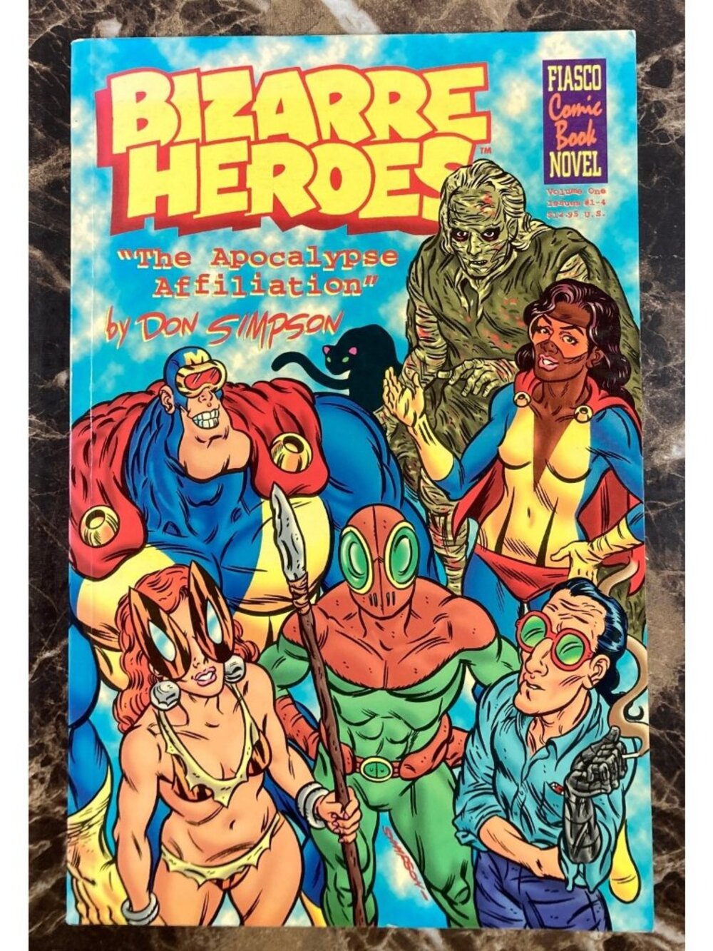 Bizarre Heroes: The Apocalypse Affiliation TPB Don Simpson Fiasco Comics 1995
